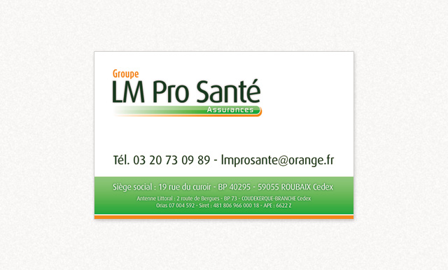 carte de visite LM pro sant&eacute;