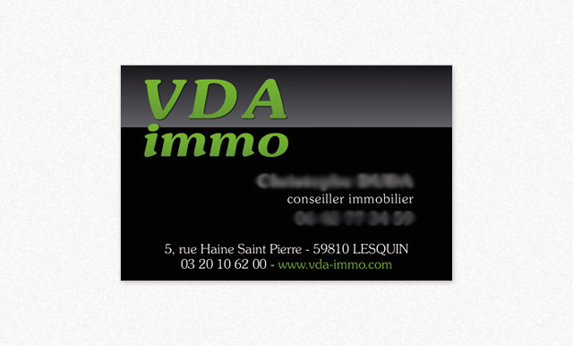 carte de visite VDA immo