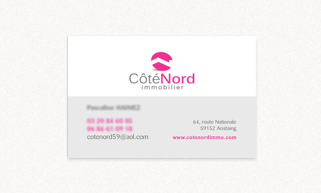 carte de visite Cote Nord