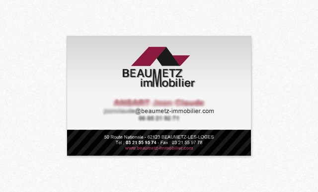 carte de visite Beaumetz immobilier