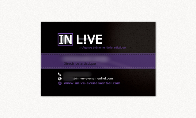 carte de visite In Live