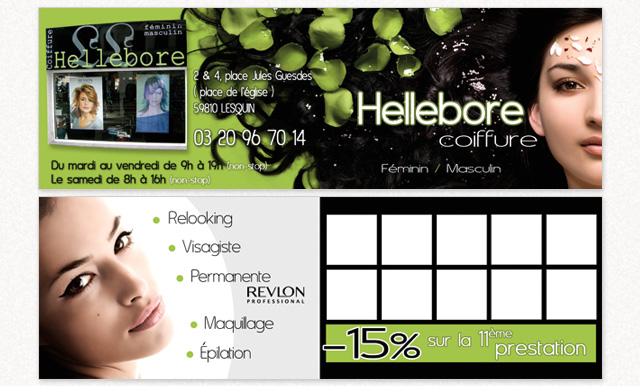 carte de visite Hellebore