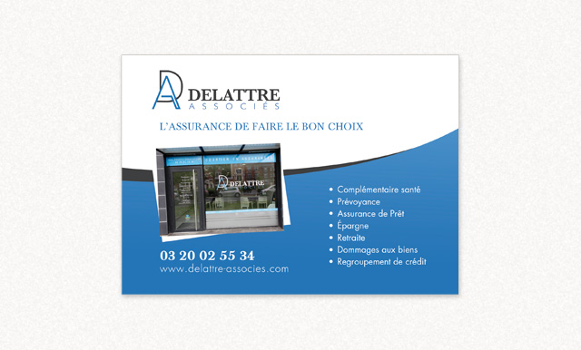 plaquette Delattre et associés format A6