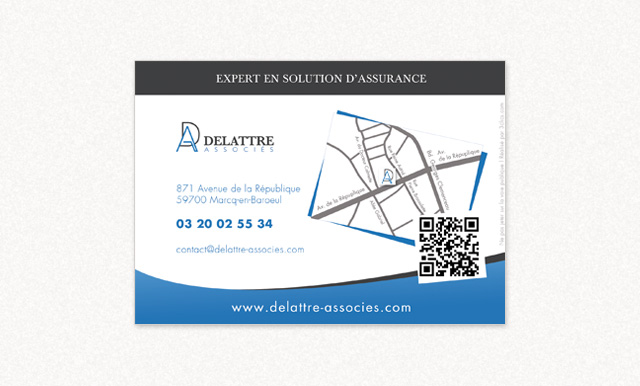 plaquette Delattre et associés format A6