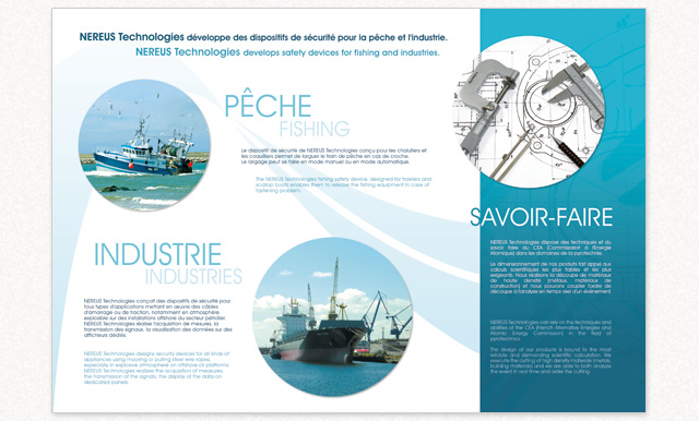 plaquette Nereus technologies int&eacute;rieur