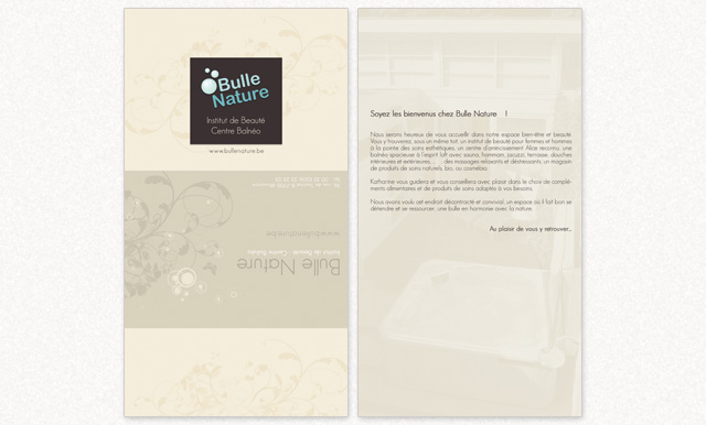 plaquette Bulle Nature